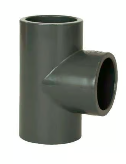 T-Stück Klebemuffe-Klebemuffe CH VE