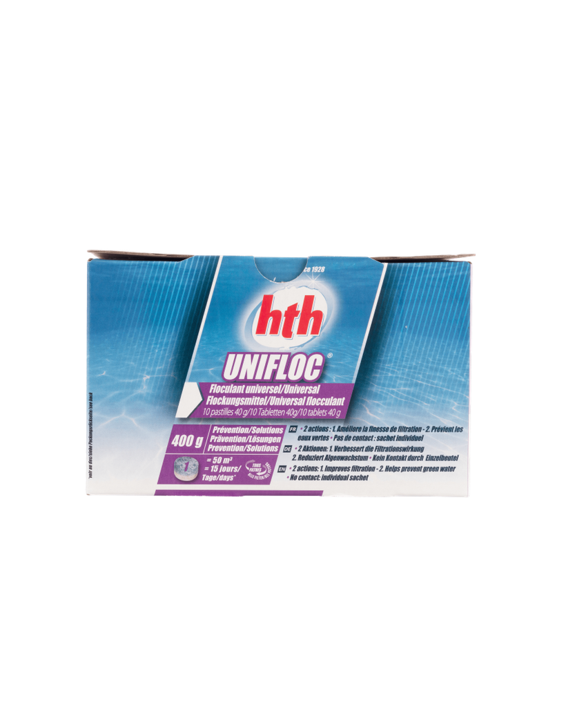 HTH UNIFLOC 400g (10x40g) bis 50m³/ 15Tage
