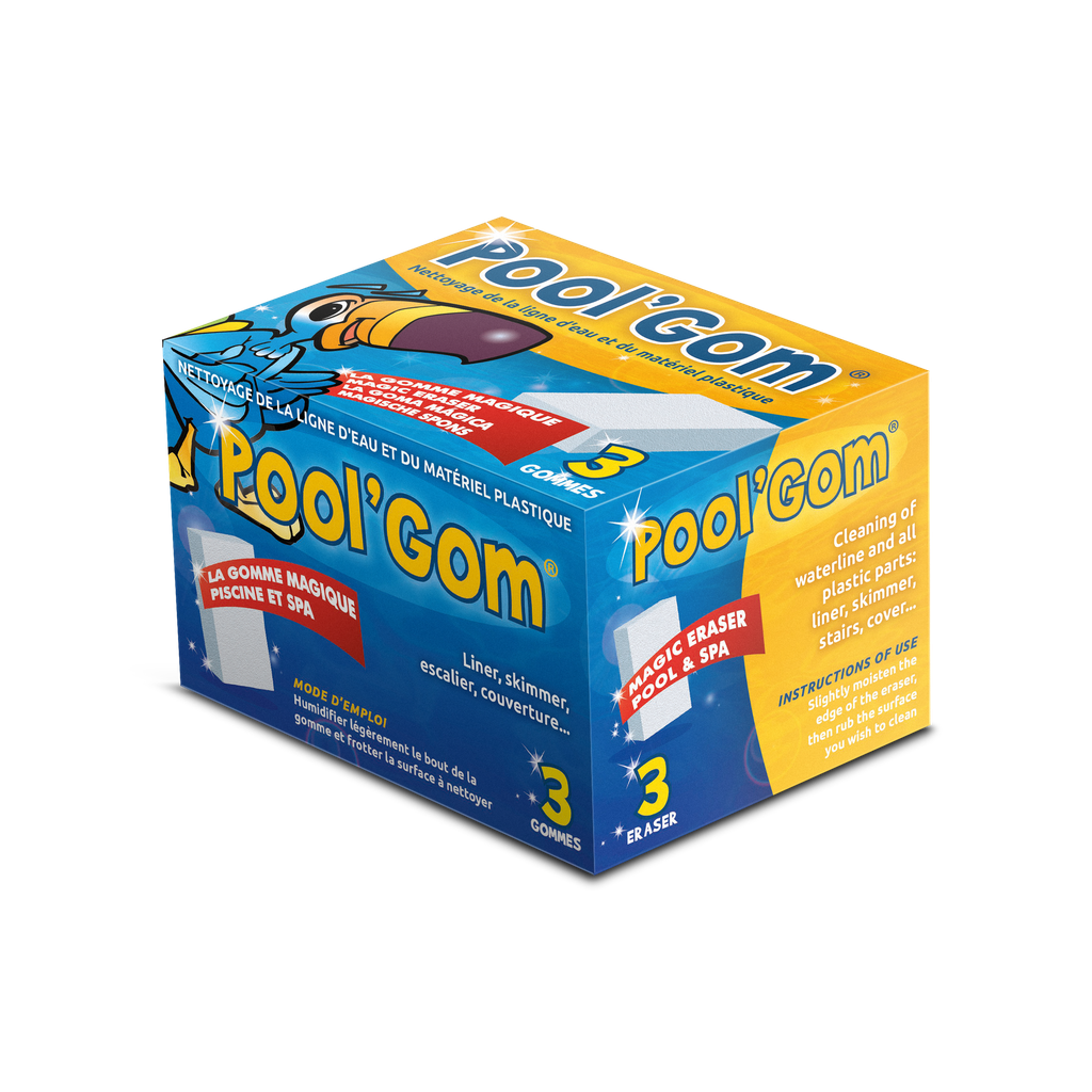 Pool`Gom® TOUCAN Magischer Radierschwamm für Wasserlinie