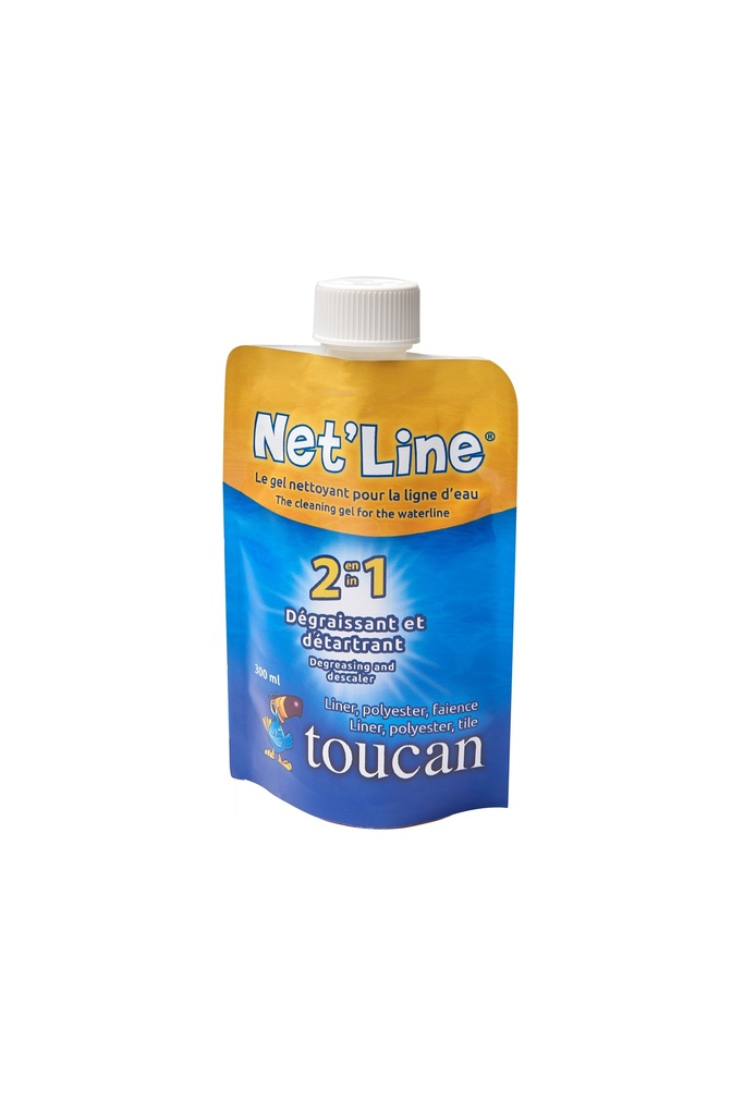 Net`Line® TOUCAN 300ml Wasserlinien Reinigungs-Gel Anti-Kalk und Anti-Fett