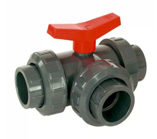 3-Wege PVC Ventil Kugelventil